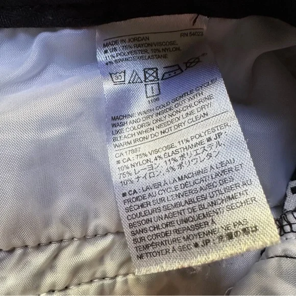 Banana Republic Sloan Pant - Black and White Pattern - Picture 5 of 11